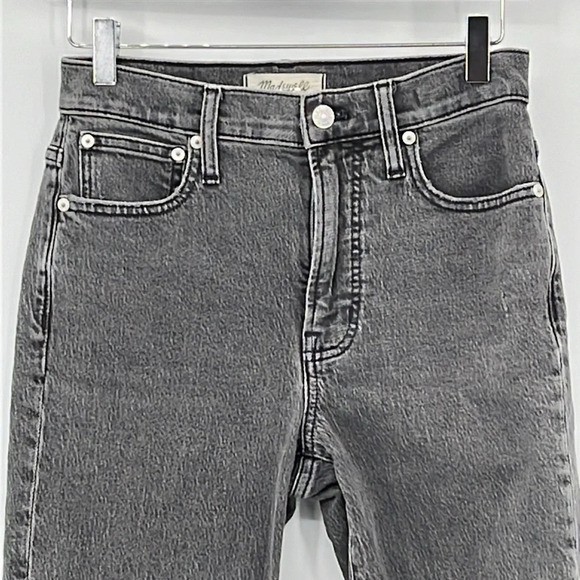 Madewell The Perfect Vintage Jean Ripped Knee Edition in Cosner Wash - Size 24 - Picture 3 of 11